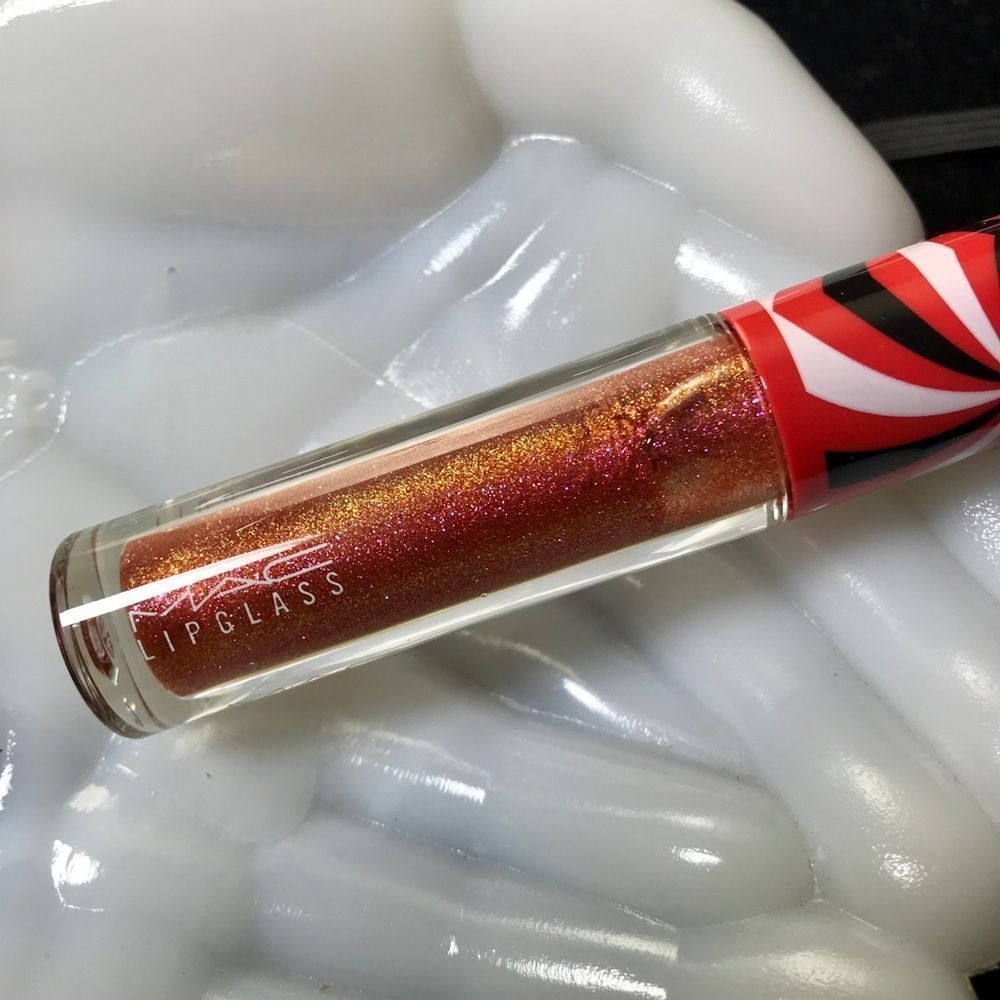 Mac Lip Glass Ruby Taboo, Full Size, New MAC Cosmetics Lip Stick